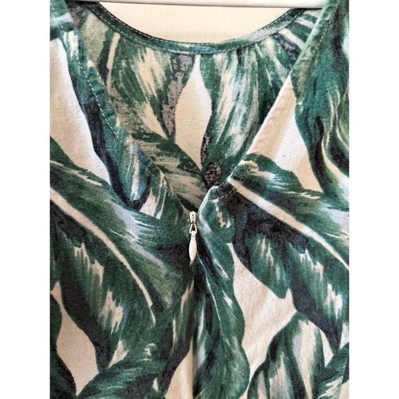 Who what Wear women’s size X-large green leaf dress - Picture 8 of 10